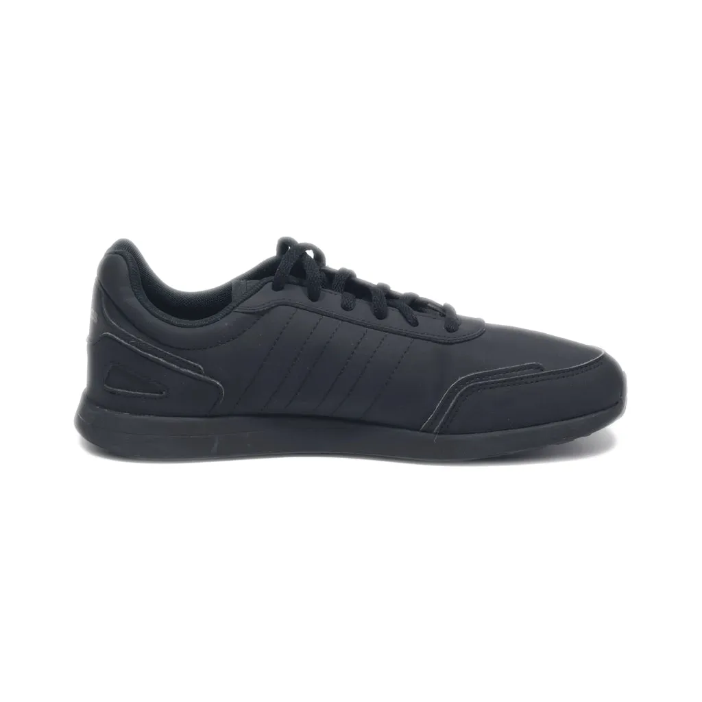 Adidas Vs Switch Low-Top Sneakers Leather Black Colour For Women