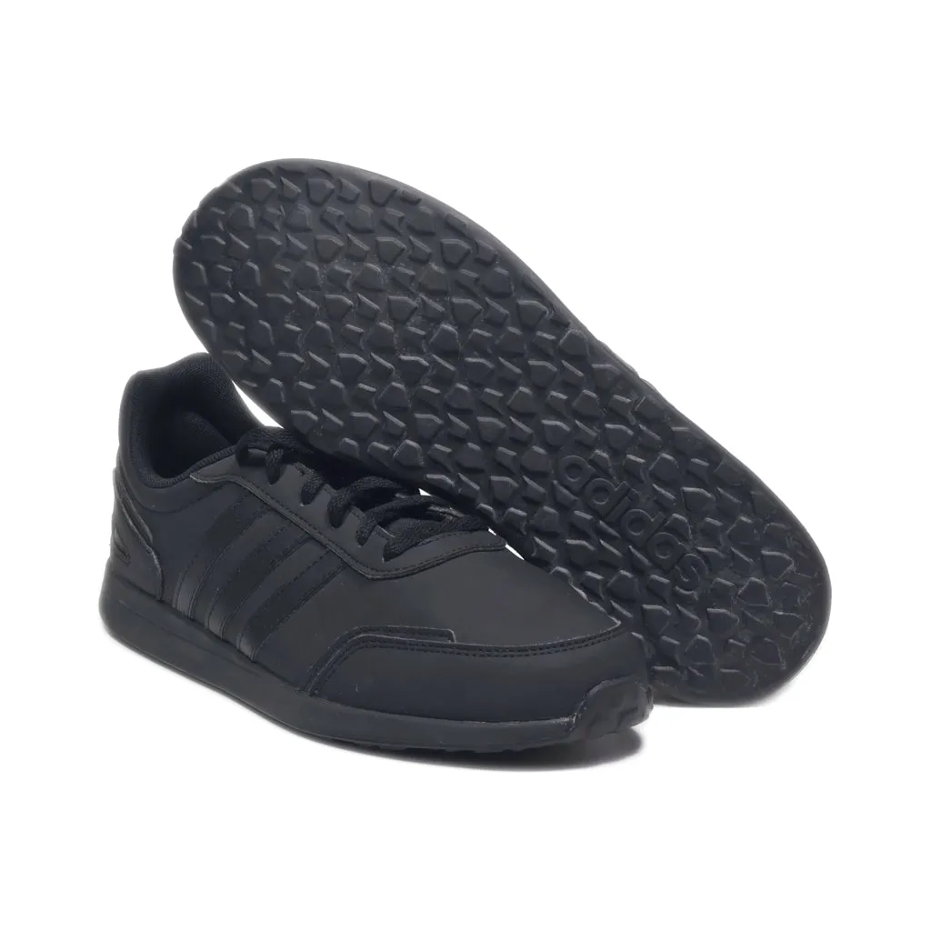 Adidas Vs Switch Low-Top Sneakers Leather Black Colour For Women