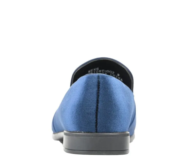 Amali Knight Navy Velvet Loafers Men’s Velvet