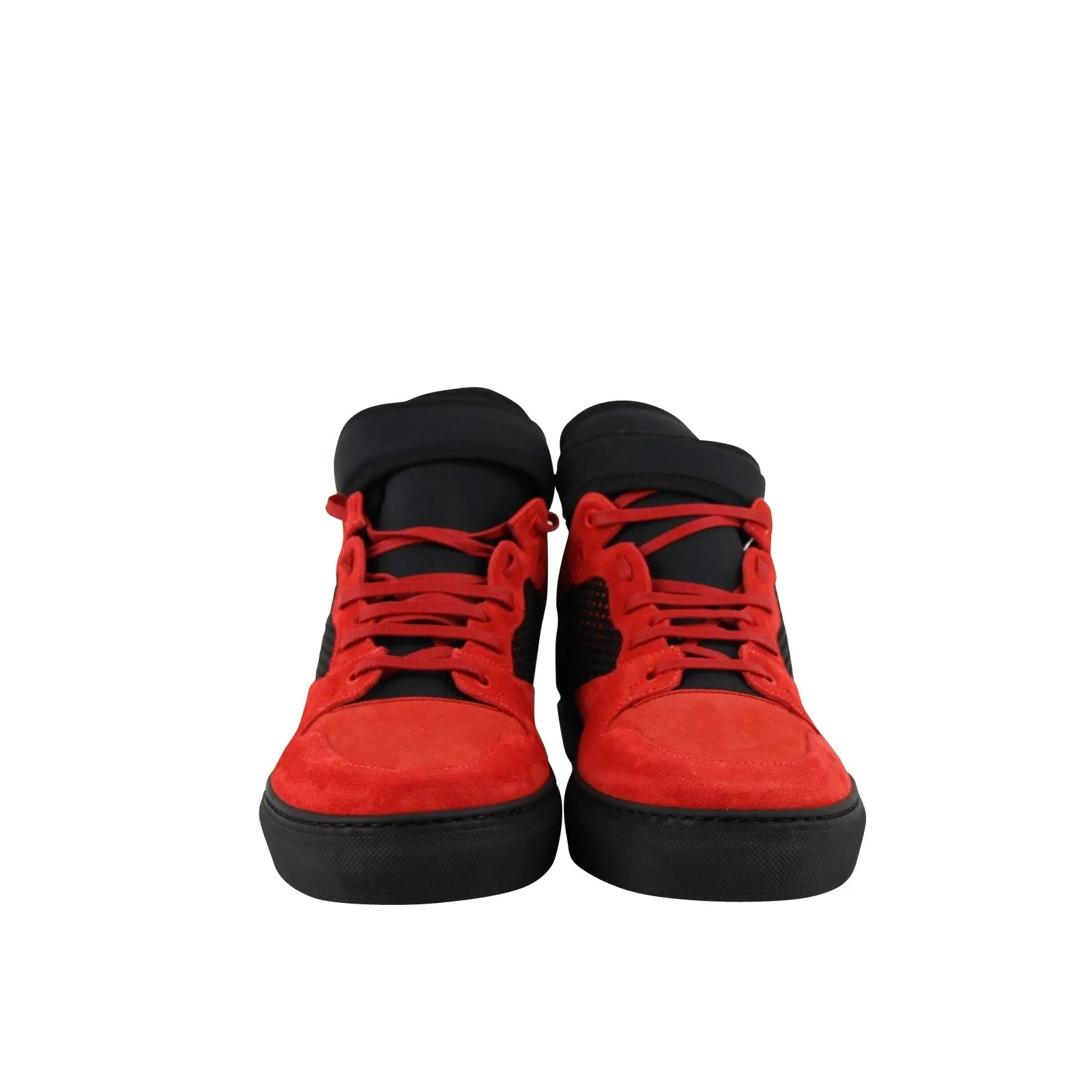 Balenciaga Men's High Top  /  Suede Leather Sneakers