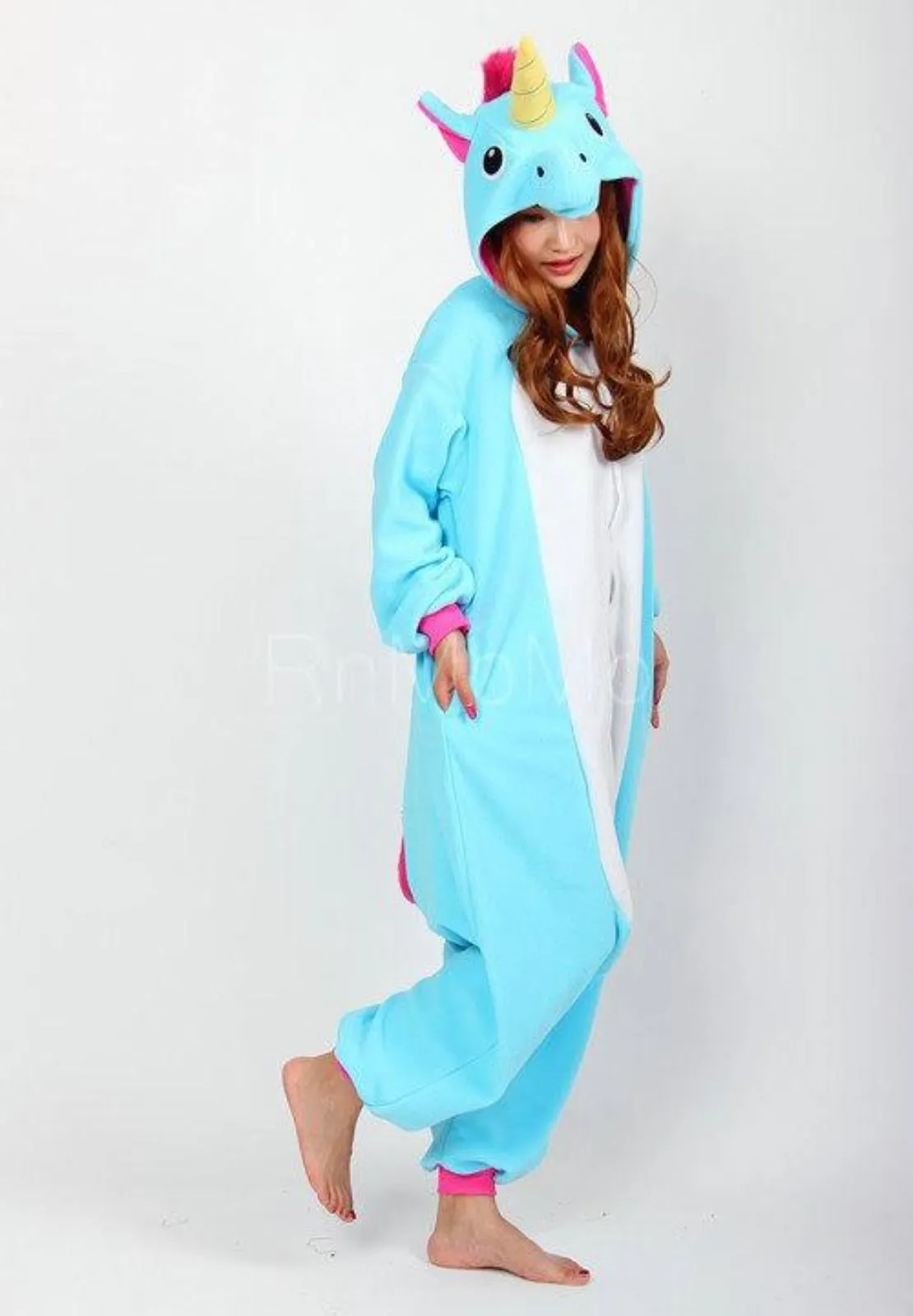 Blue and Pink Unicorn Onesie