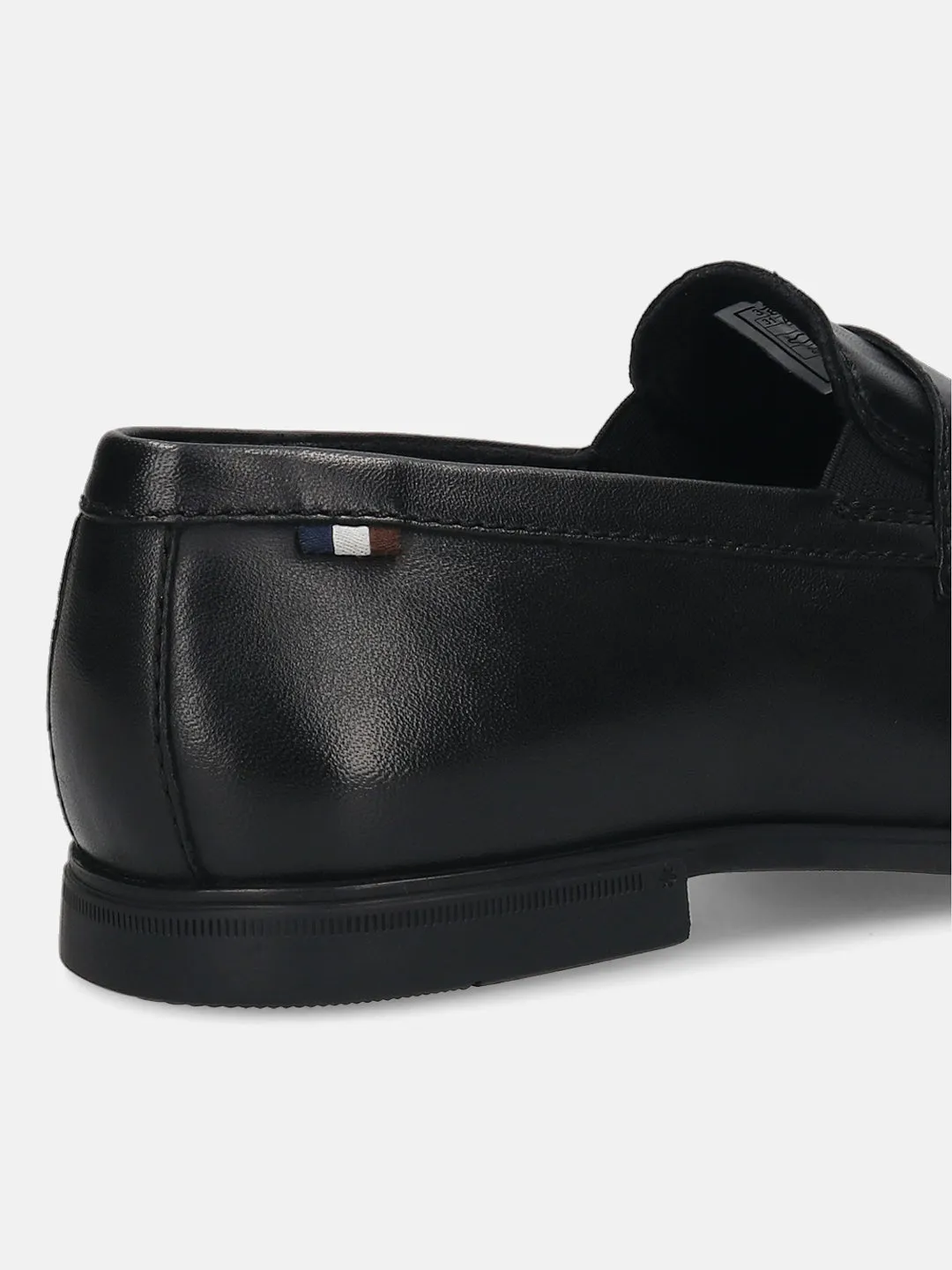 Bugatti Black Premium Leather Slip-On