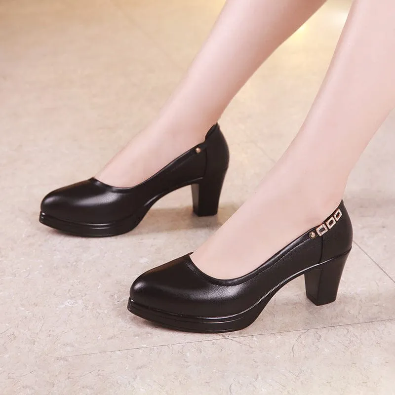 Elegant Leather Pumps