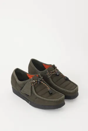 Khaki Green Quilted Wallabee Loafer