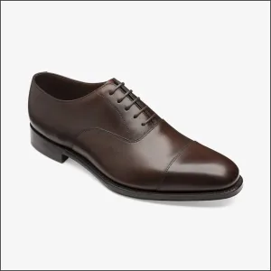 Loake Aldwych Dark Brown Calf Oxford Leather Sole F Fit@