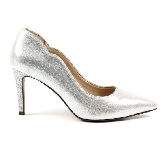 Lunar Nigella Silver Court Shoe