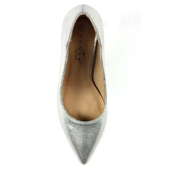 Lunar Nigella Silver Court Shoe