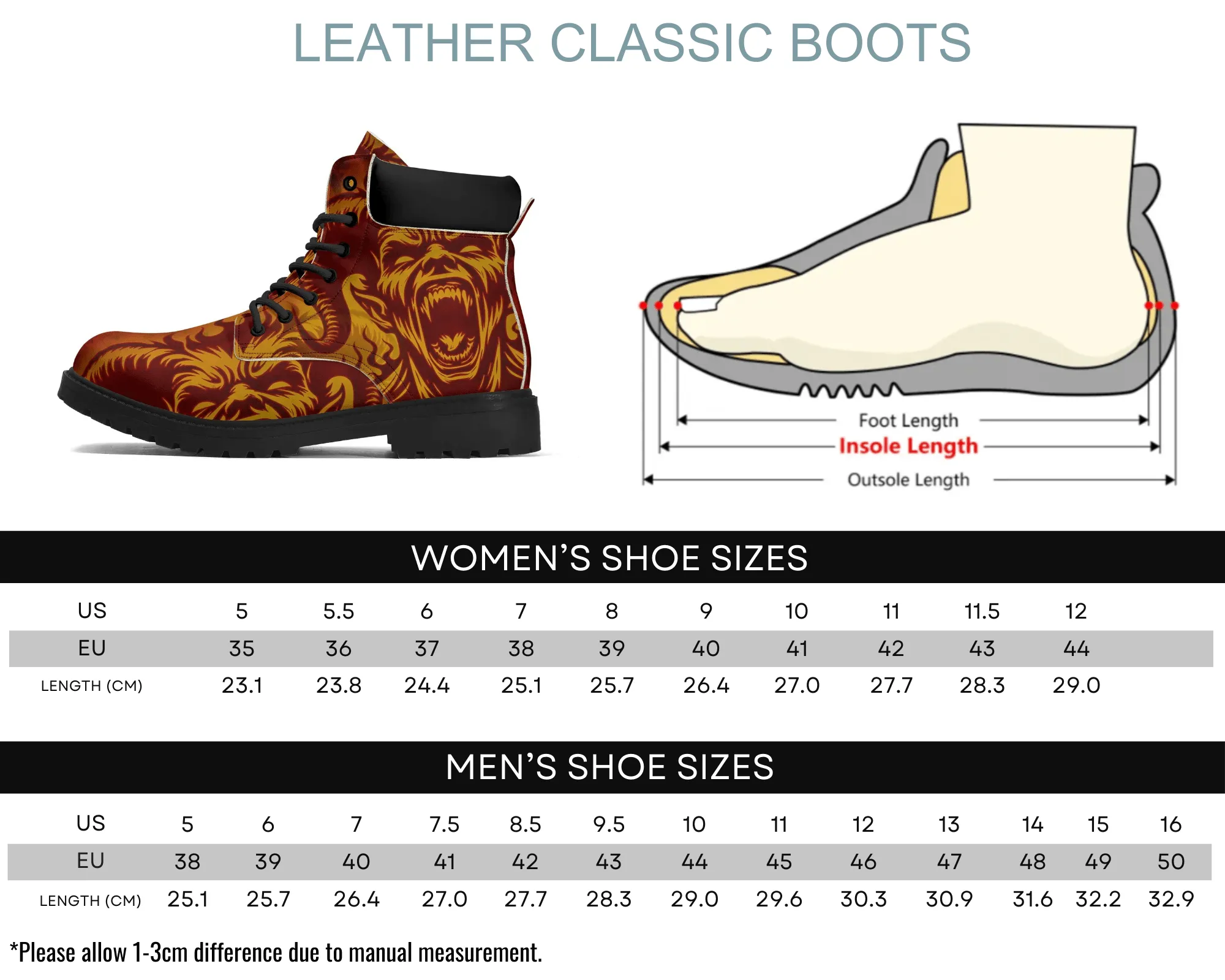Screamin' Demon Classic Boots