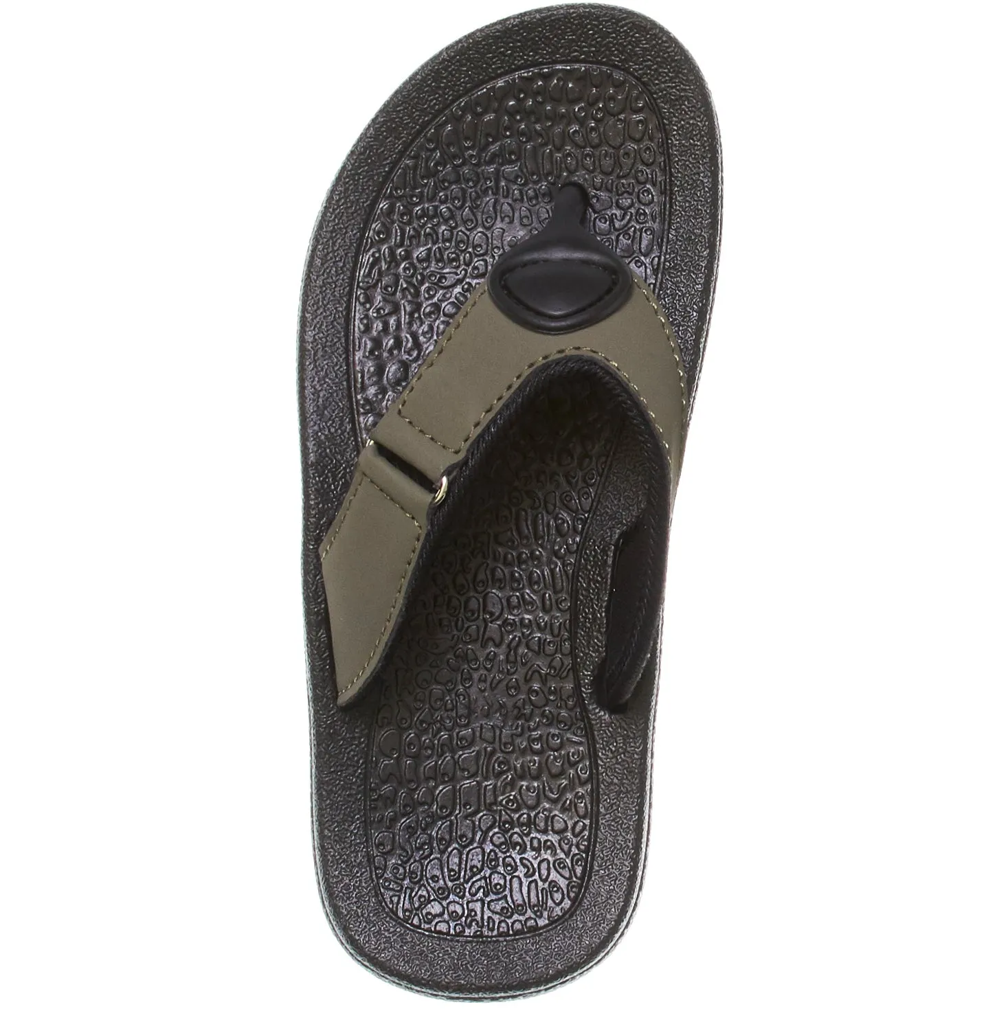 Skysole Boys Rugged PU Ring Thong Strap Sandals