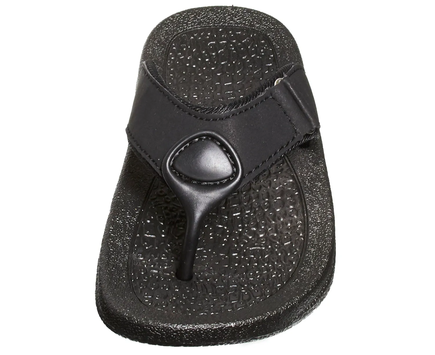 Skysole Boys Rugged PU Ring Thong Strap Sandals