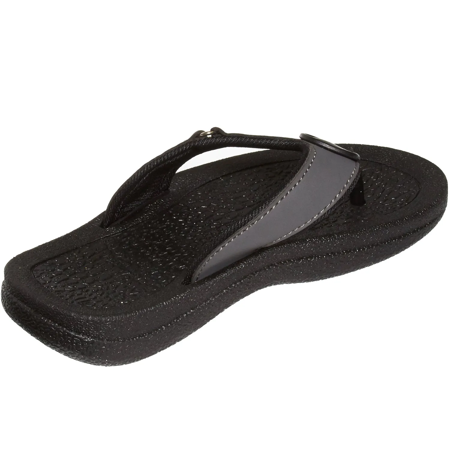 Skysole Boys Rugged PU Ring Thong Strap Sandals