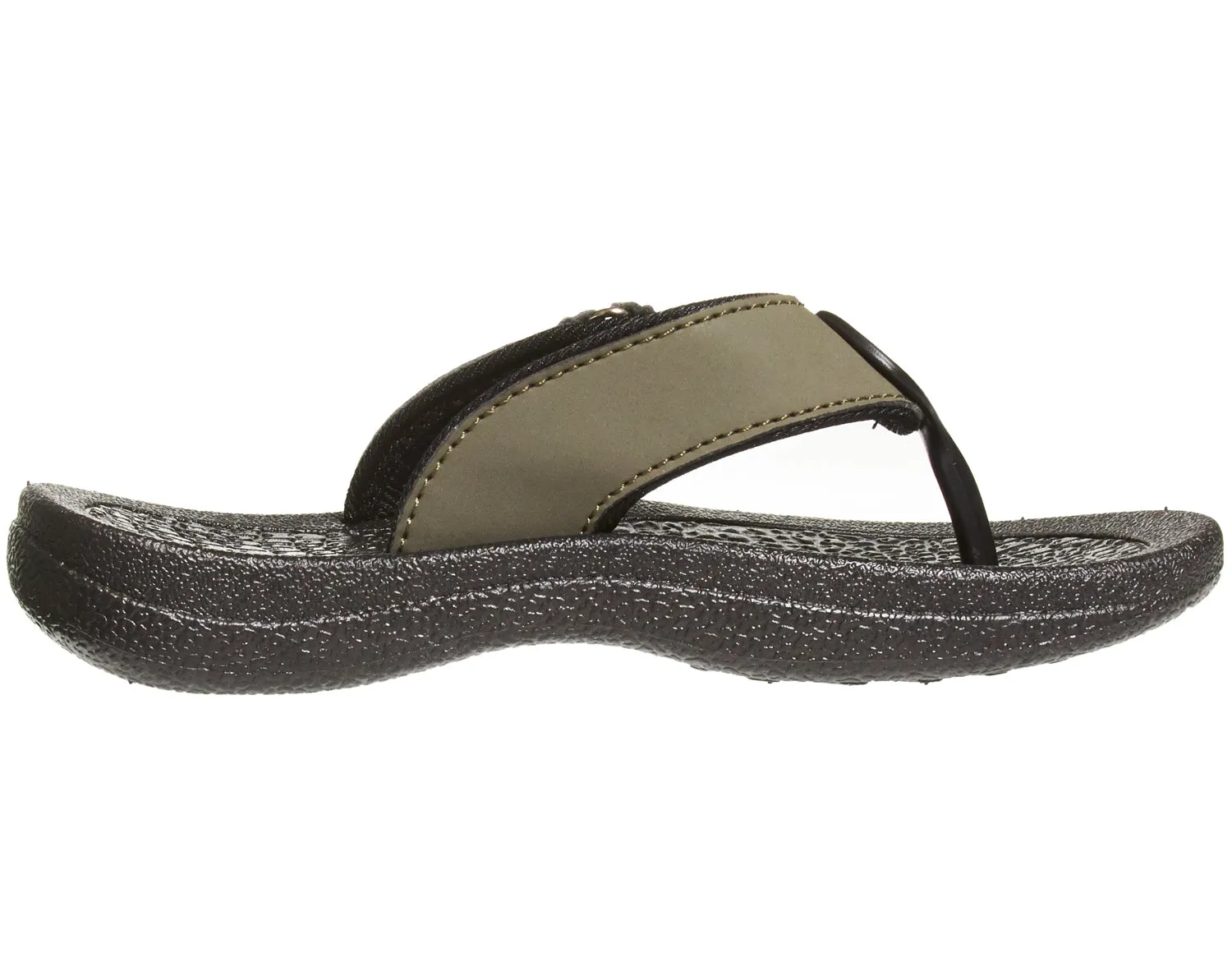Skysole Boys Rugged PU Ring Thong Strap Sandals
